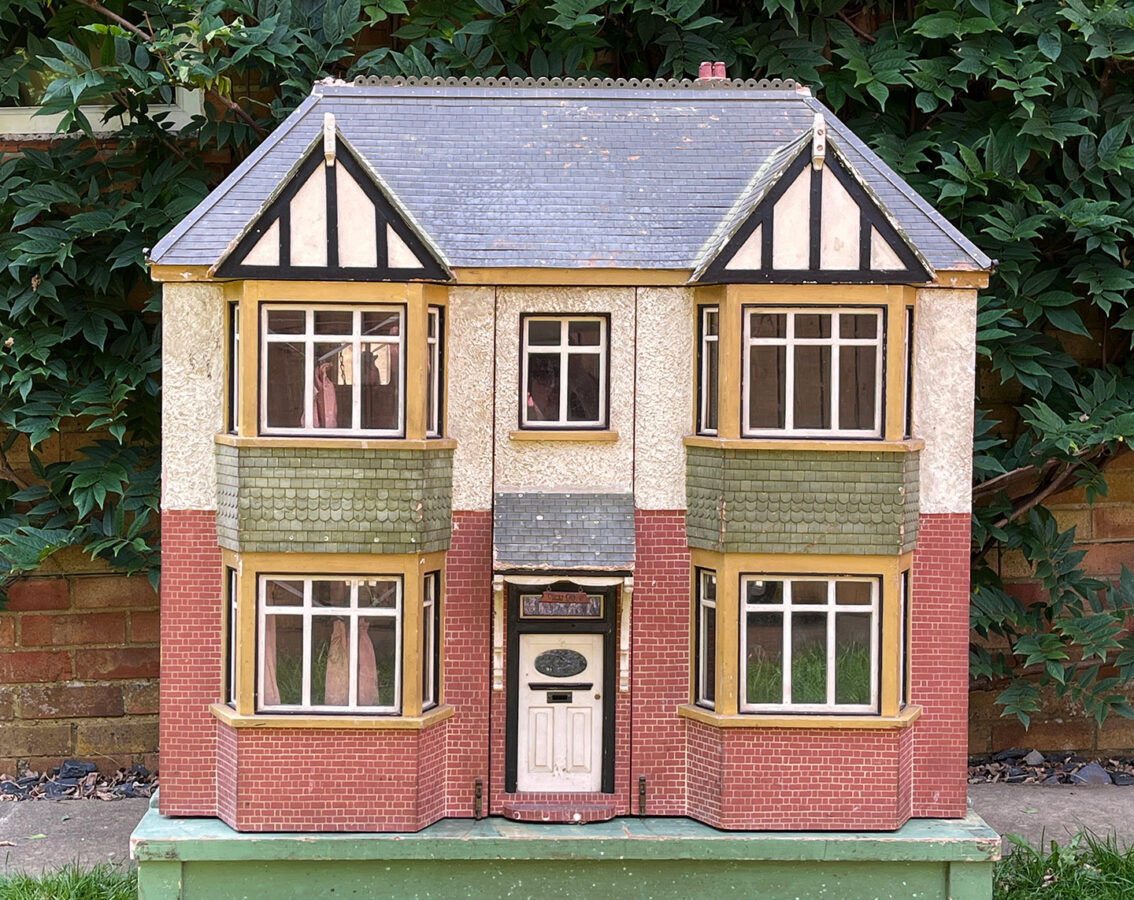 Large Antique Edwardian Dolls House c.1920 Antiquedollshouse