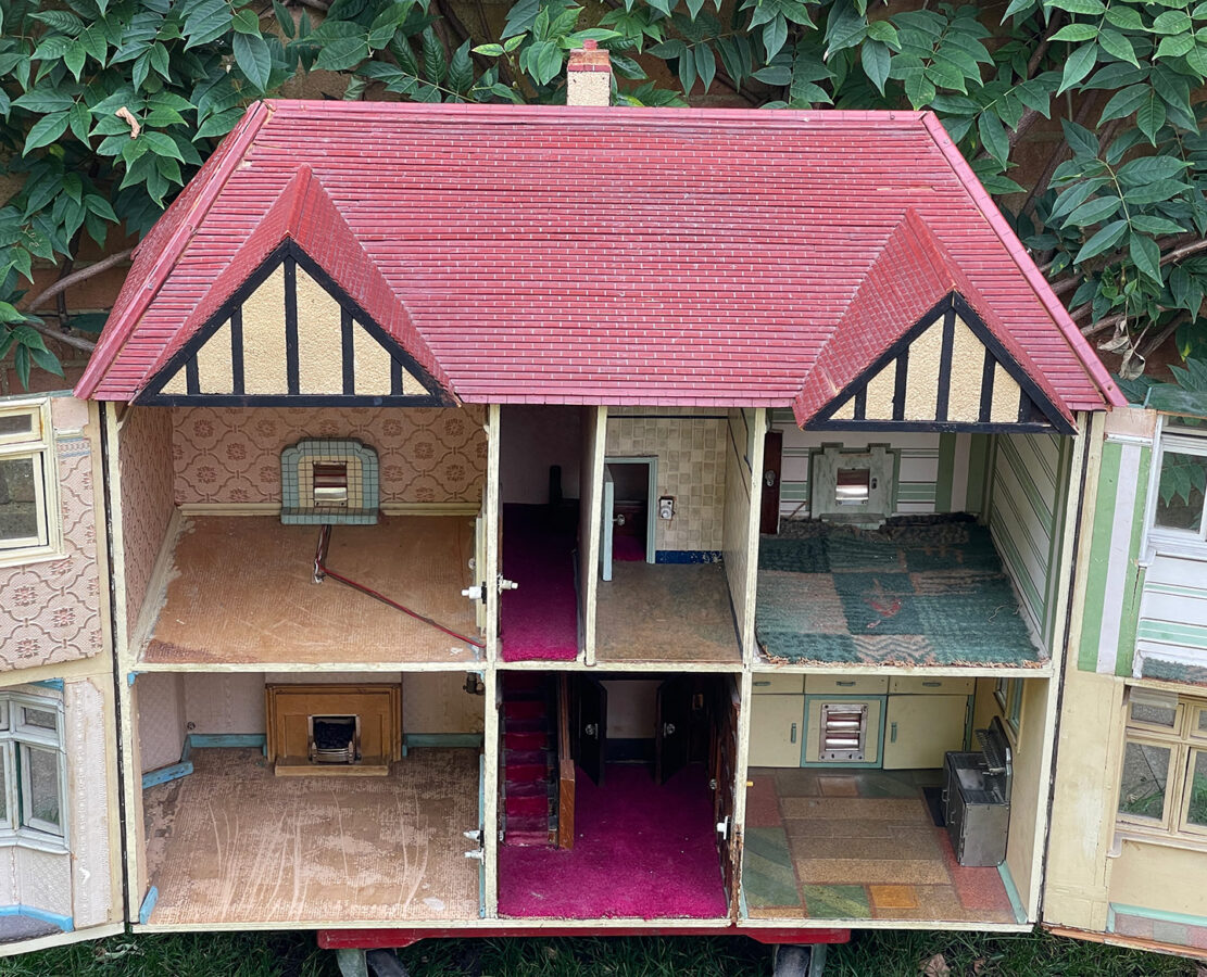 Vintage Dolls House C 1930 Antiquedollshouse